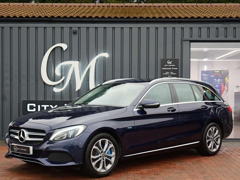 Blue Used 2017 Mercedes C350e Estate | £13,290 (Fair price) - Image 1/4