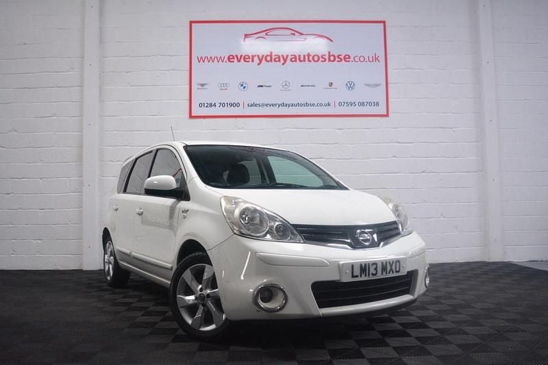 Used Nissan Note N-TEC 88 HP (64 kW) 2013 White Hatchback