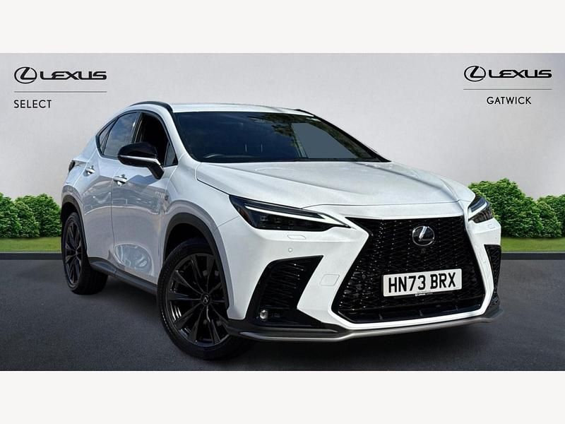 White Used 2023 Lexus NX450h+ Sport Line SUV | £42,965 (Fair price) - Image 1/3