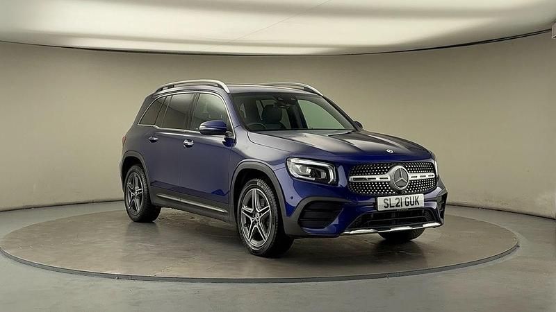 Galaxy blue Used 2021 Mercedes GLB200 AMG line SUV | £23,250 (Fair price) - Image 1/4