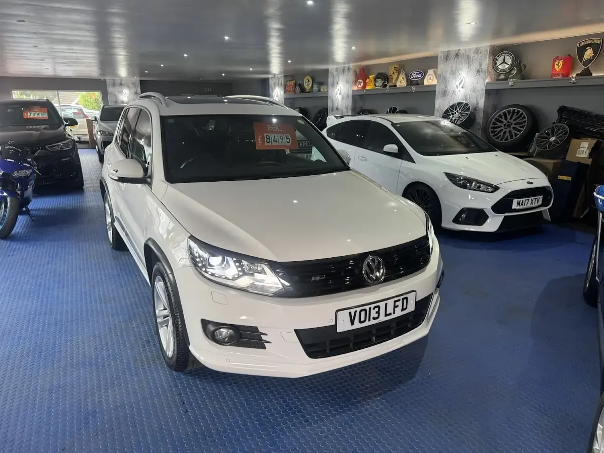 Used VW Tiguan R-line 170 HP (125 kW) 2013 White SUV