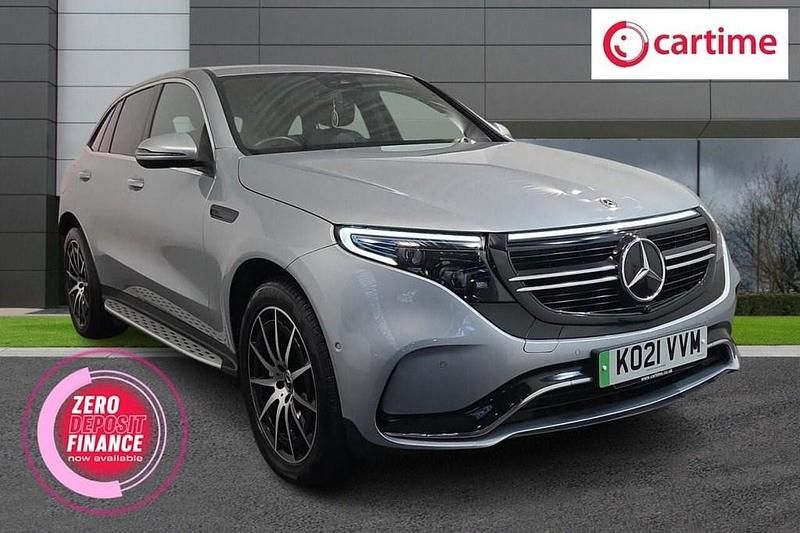 Used Mercedes EQC400 AMG line 300 kW (408 HP) 2021 Silver SUV