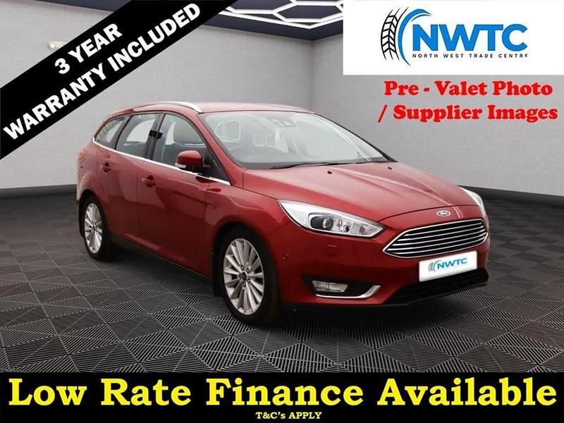 Red Used 2015 Ford Focus Titanium X Estate | £9,595 (Fair price) - Image 1/4