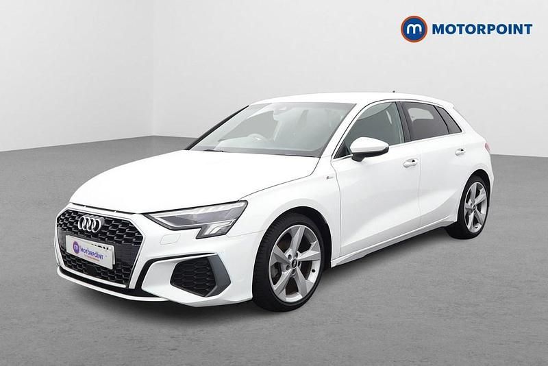 Used Audi A3 S-Line 2021 White Sedan