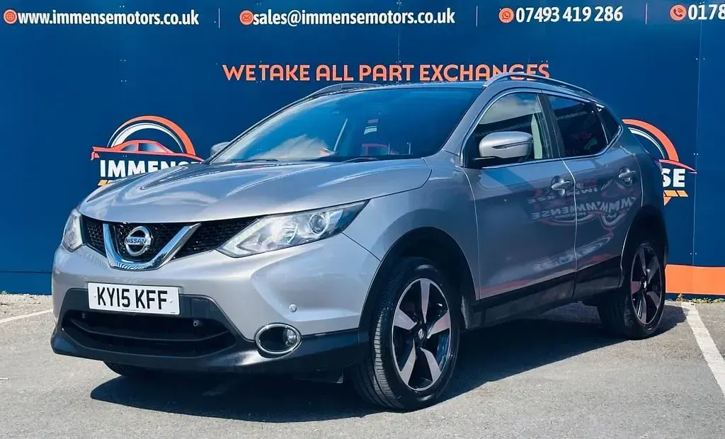Used Nissan Qashqai N-TEC 110 HP (80 kW) 2015 Silver SUV