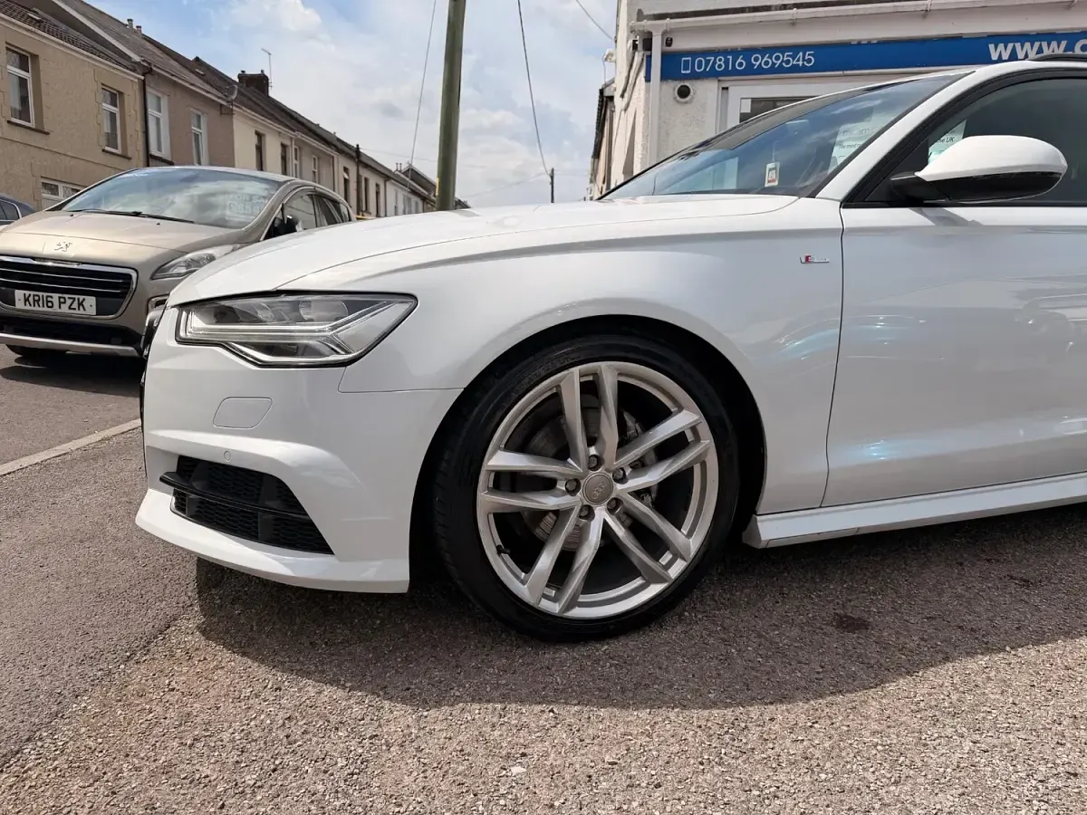 Used Audi A6 Black Edition 190 HP (139 kW) 2017 White Estate