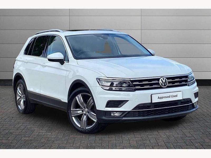 White Used 2018 VW Tiguan SEL SUV | £14,750 (Fair price) - Image 1/3