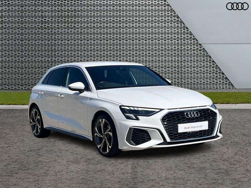 White Used 2022 Audi A3 S-Line Hatchback | £20,595 (A bit pricey) - Image 1/4