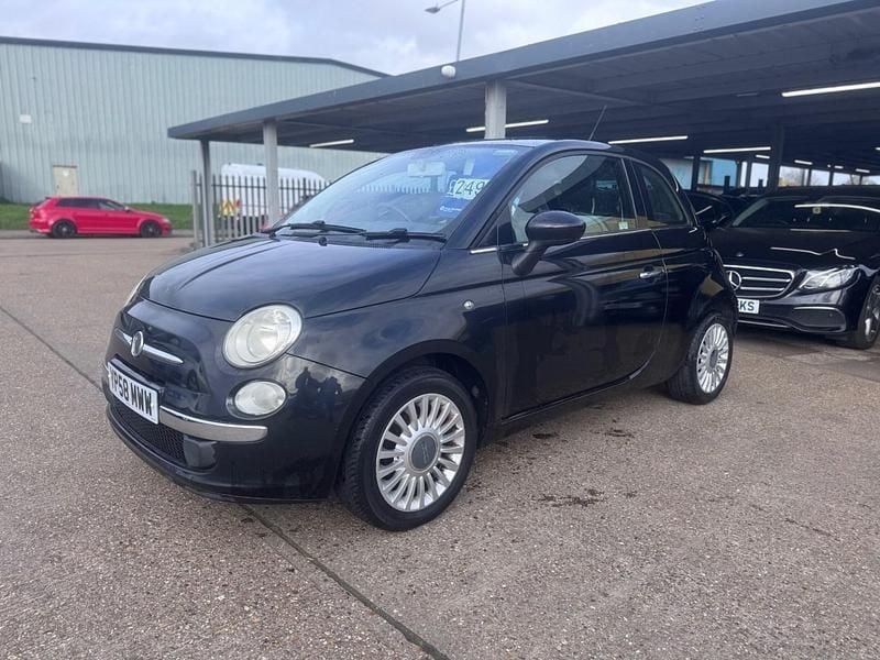 Used Fiat 500 Lounge 2008 Black Hatchback