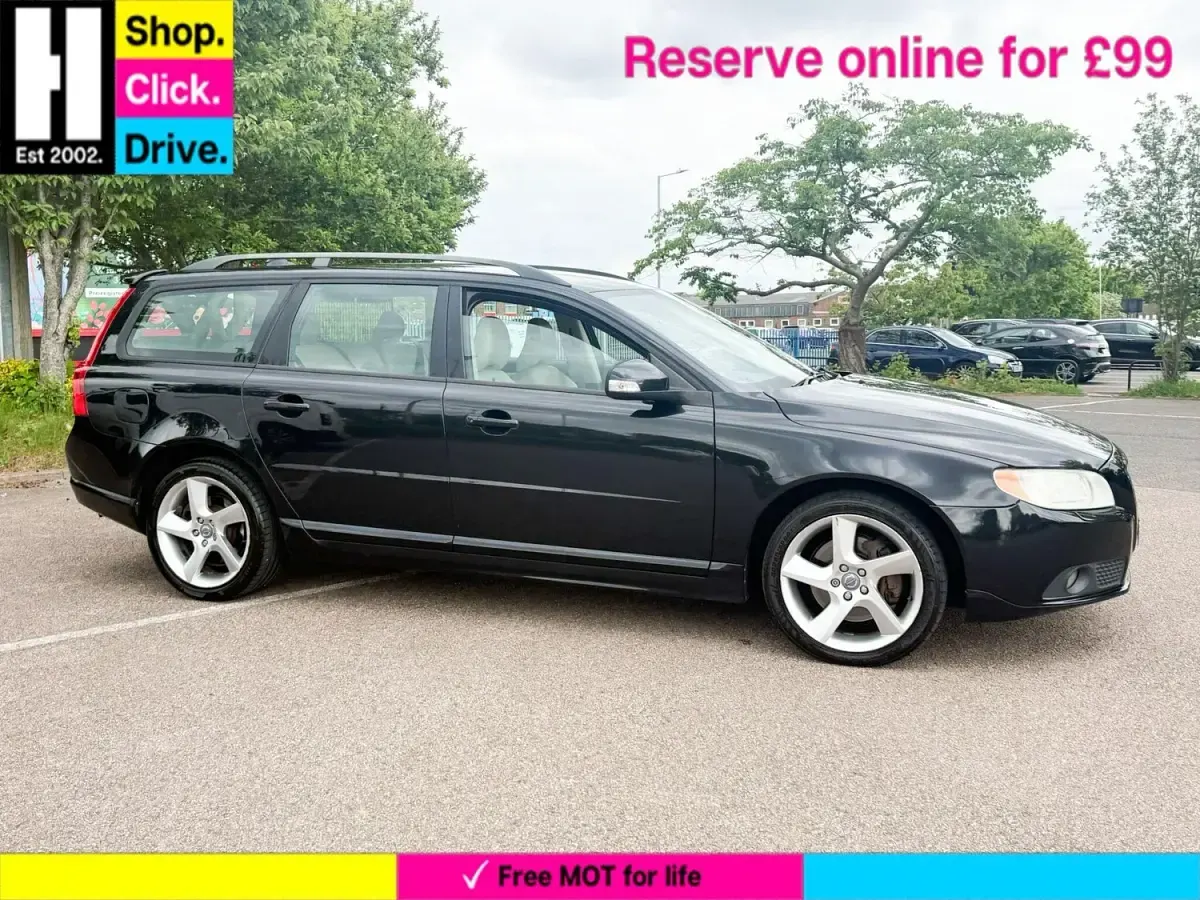 Second-hand Volvo V70 SE 185 CP (136 kW) 2008 Negru Break