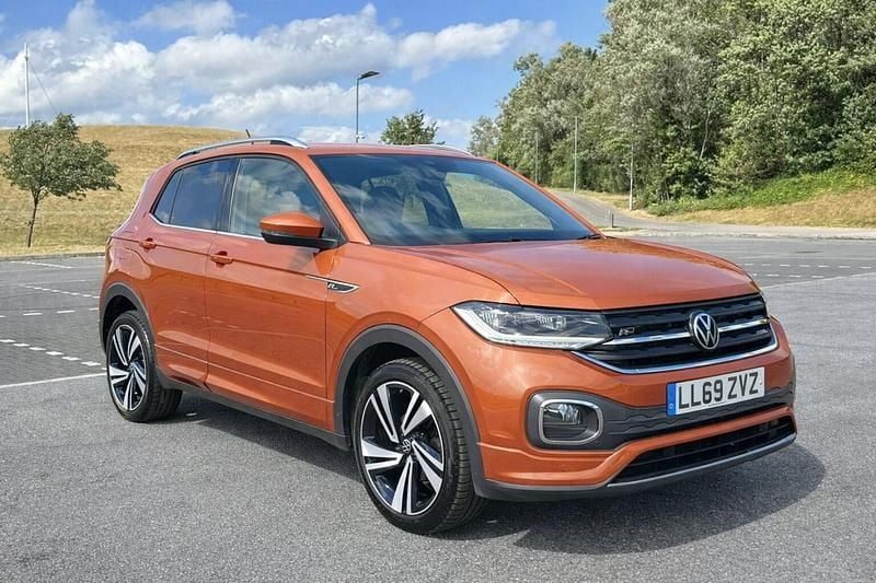 Used VW T-Cross R-line 2019 Orange SUV