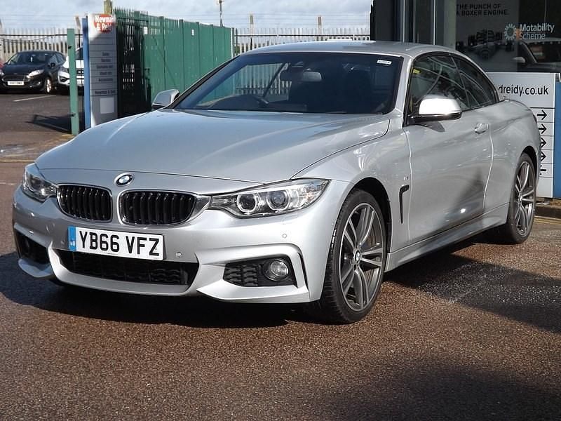 Silver Used 2017 BMW 435 M Sport Cabriolet | £18,995 (Fair price) - Image 1/3