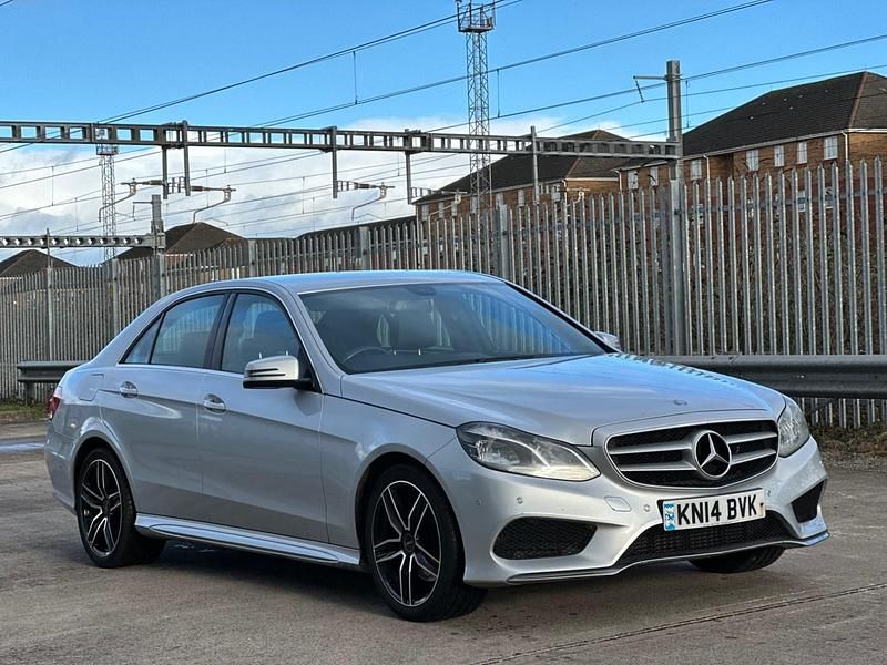 Used Mercedes E220 AMG 2014 Silver Sedan