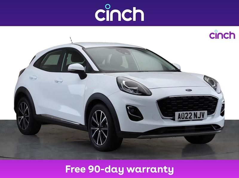 White Used 2022 Ford Puma Titanium Hatchback | £14,999 (Good price) - Image 1/3