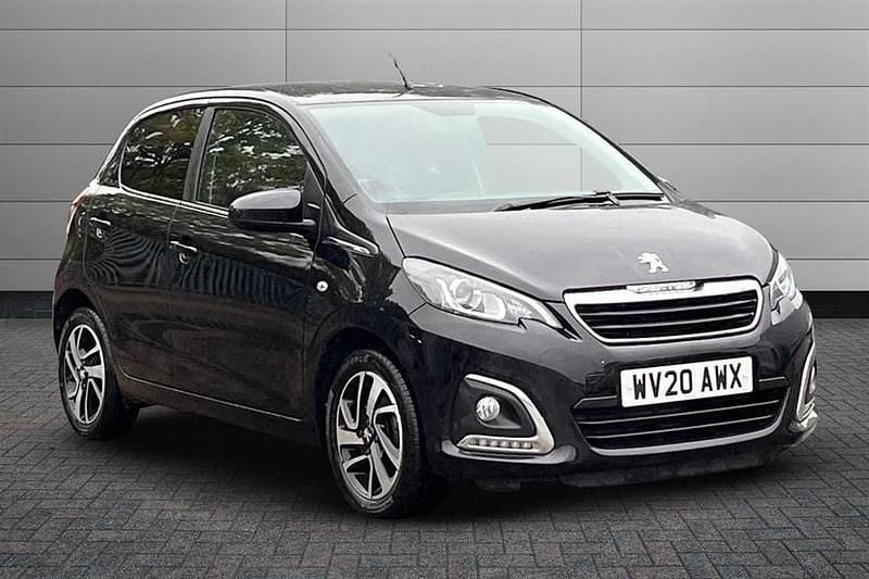Raven black Used 2020 Peugeot 108 Allure Hatchback | £7,690 (Fair price) - Image 1/4