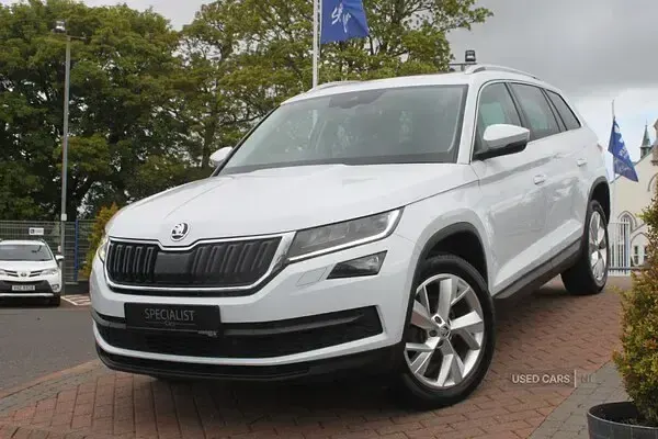Begagnad Skoda Kodiaq 150 HK (110 kW) 2020 Vit SUV