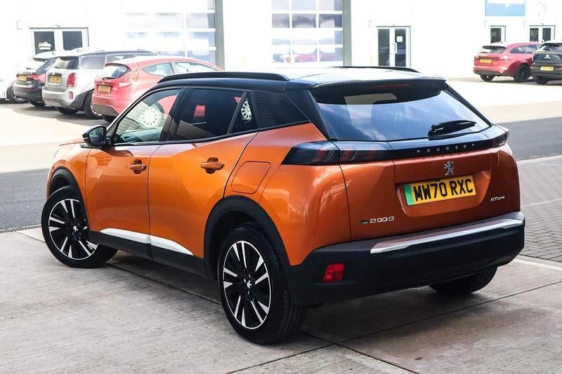 Used Peugeot e-2008 GT-line 98 kW (134 HP) 2020 Orange SUV