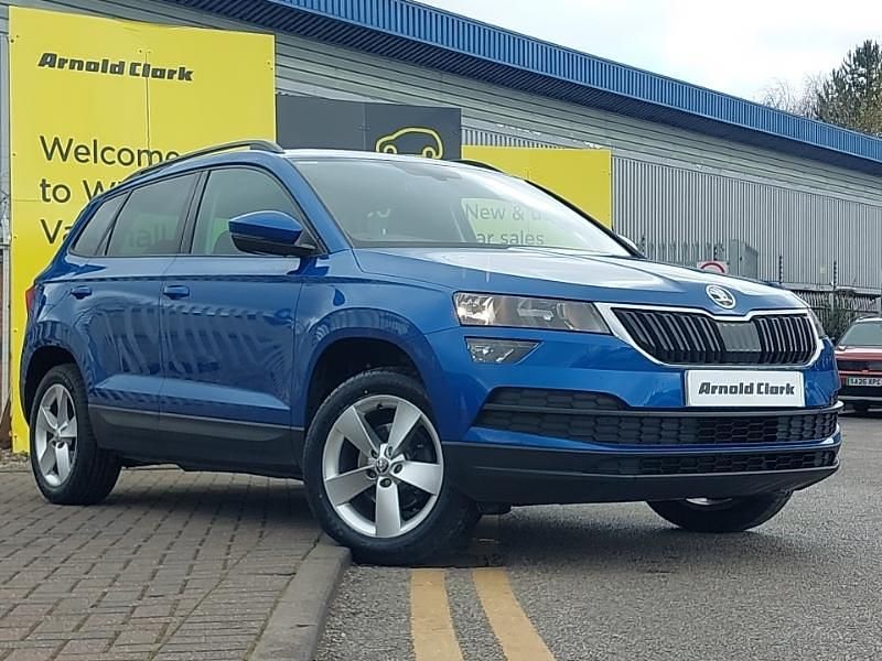 Used Skoda Karoq SE 115 HP (84 kW) 2020 Blue SUV