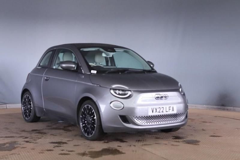 Grey Used 2022 Fiat 500e La Prima Cabriolet | £14,995 (Good price) - Image 1/1