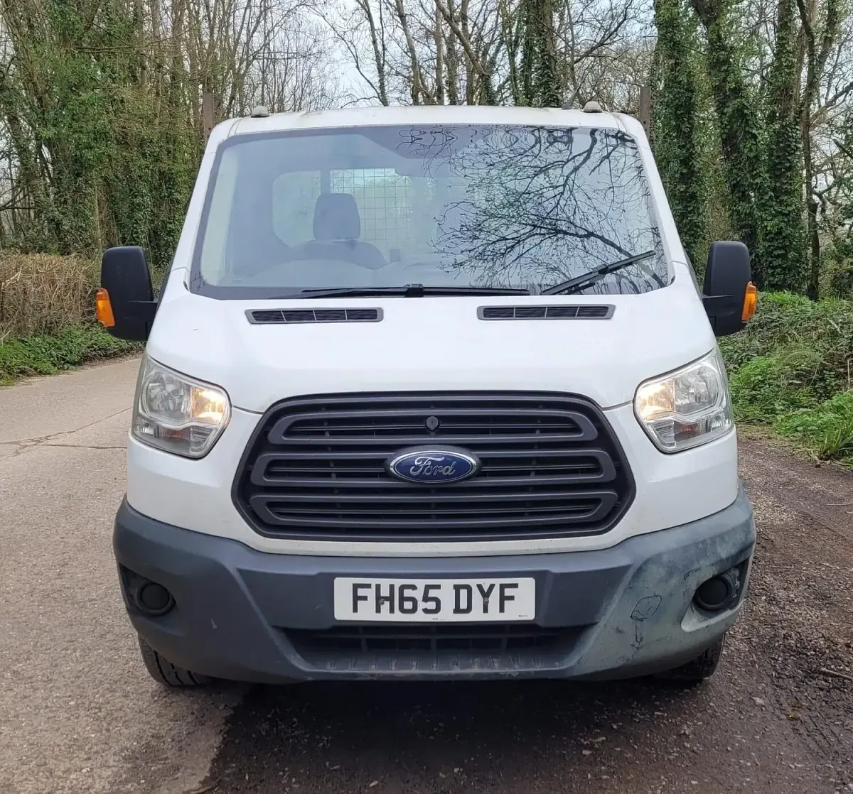 Used Ford Transit 125 HP (91 kW) 2016 White Cabriolet