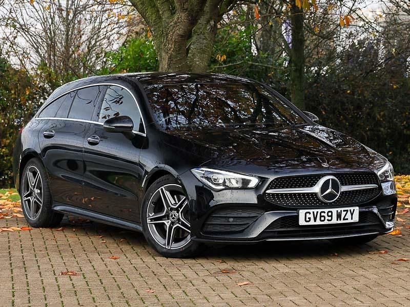 Black Used 2020 Mercedes CLA200 AMG Line Premium Estate | £20,998 (Fair price) - Image 1/4