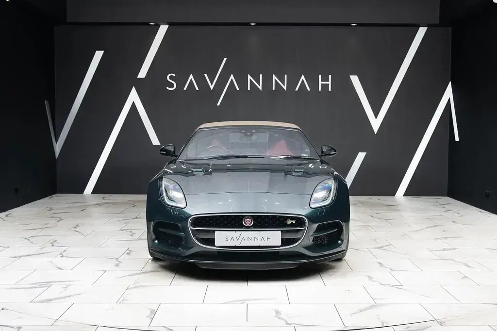 Used Jaguar F-Type R 550 HP (404 kW) 2018 Green Cabriolet
