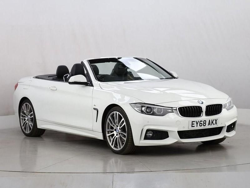 Used BMW 420 M Sport 190 HP (139 kW) 2018 White Cabriolet