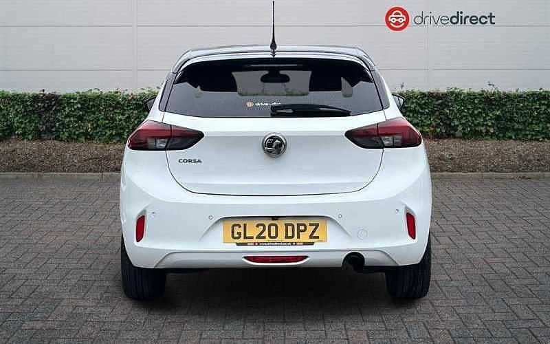 Used Vauxhall Corsa Elite 102 HP (75 kW) 2020 White Hatchback