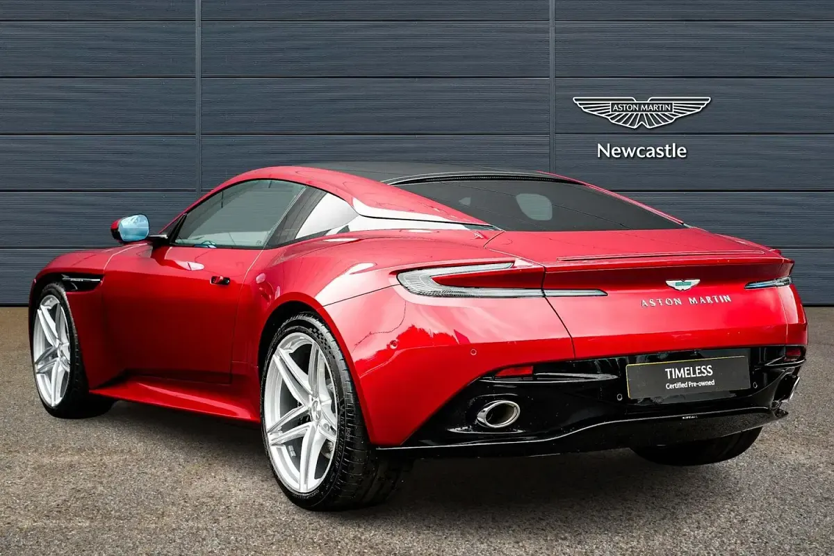 New Aston Martin V8 680 HP (500 kW) 2026 Red Coupe