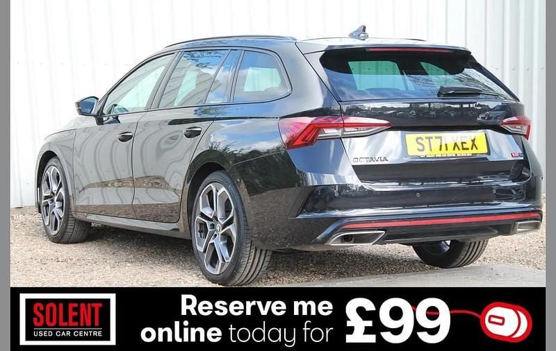 Used Skoda Octavia vRS 245 HP (180 kW) 2022 Black Estate