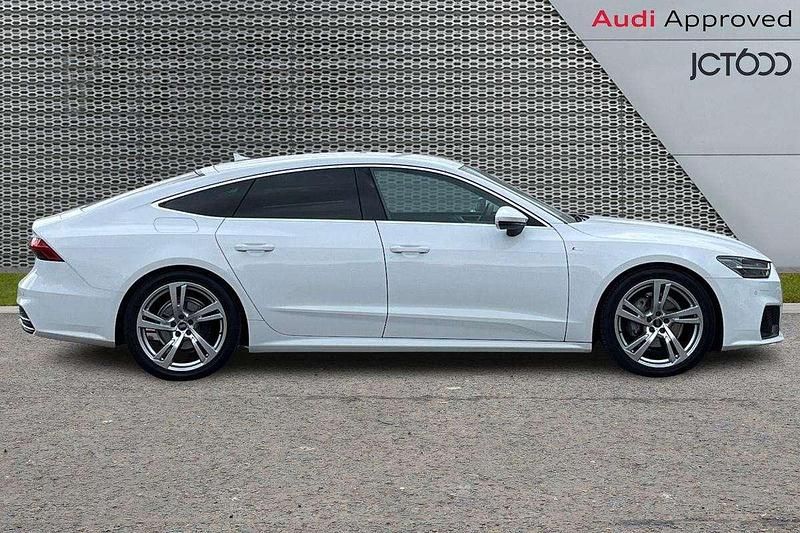Used Audi A7 S-Line 201 HP (147 kW) 2021 White Hatchback
