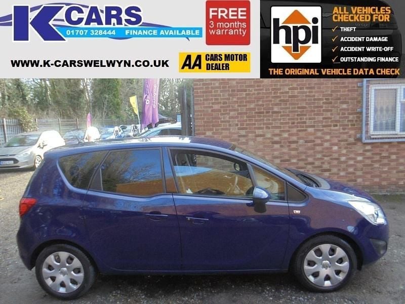 Used Vauxhall Meriva 2012 Blue MPV