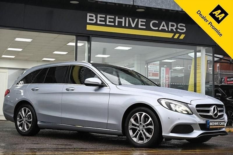 Silver Used 2015 Mercedes C200 Premium Estate | £8,750 (Fair price) - Image 1/3