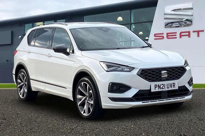 White Used 2021 Seat Tarraco FR Sport SUV | £24,545 (Fair price) - Image 1/4