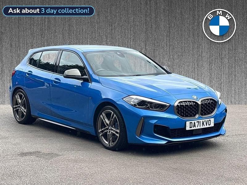 Blue Used 2021 BMW M135 Shadowline Hatchback | £24,967 (Fair price) - Image 1/3