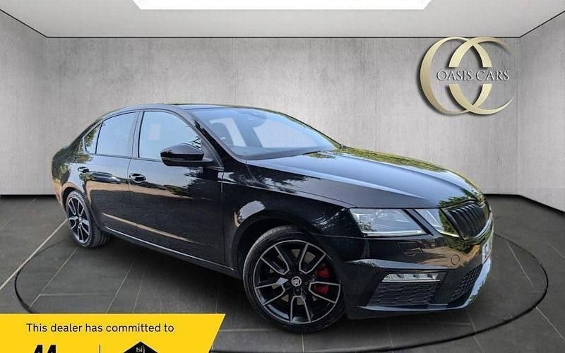 Black Used 2018 Skoda Octavia vRS Hatchback | £14,995 (Good price) - Image 1/4