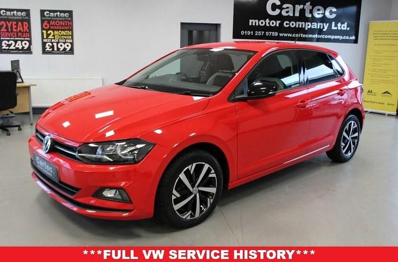Used VW Polo Beats 95 HP (69 kW) 2019 Red Hatchback