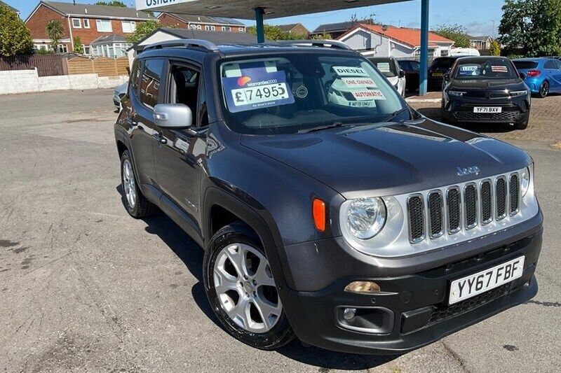 Grey Used 2017 Jeep Renegade Limited SUV | £7,495 (Fair price) - Image 1/1
