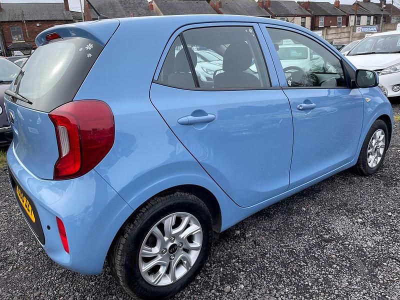 Used Kia Picanto 83 HP (61 kW) 2018 Blue Hatchback