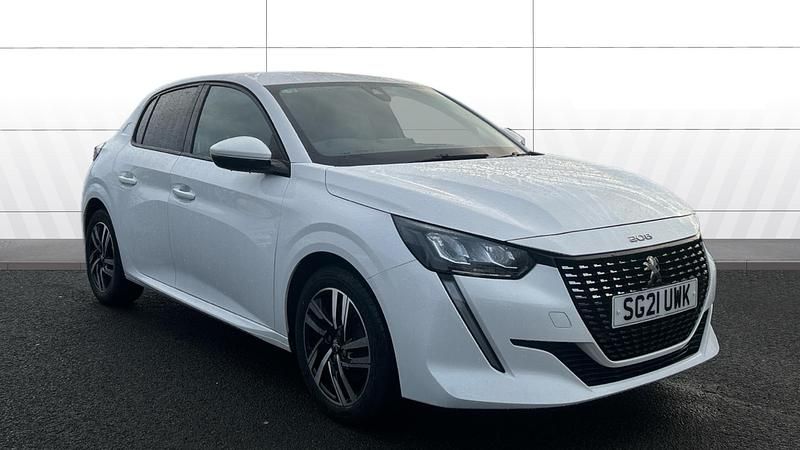 White Used 2021 Peugeot 208 Allure Premium Hatchback | £11,213 (Fair price) - Image 1/3