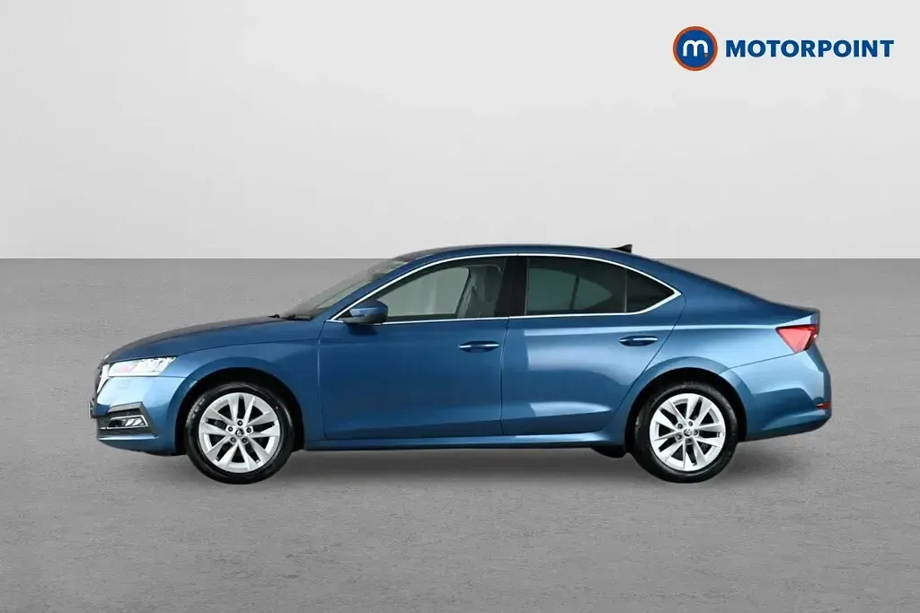 Used Skoda Octavia SE L First Edition 150 HP (110 kW) 2021 Blue Hatchback