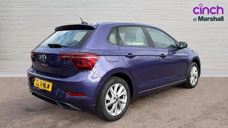 Used VW Polo Style 95 HP (69 kW) 2021 Vibrant violet Hatchback