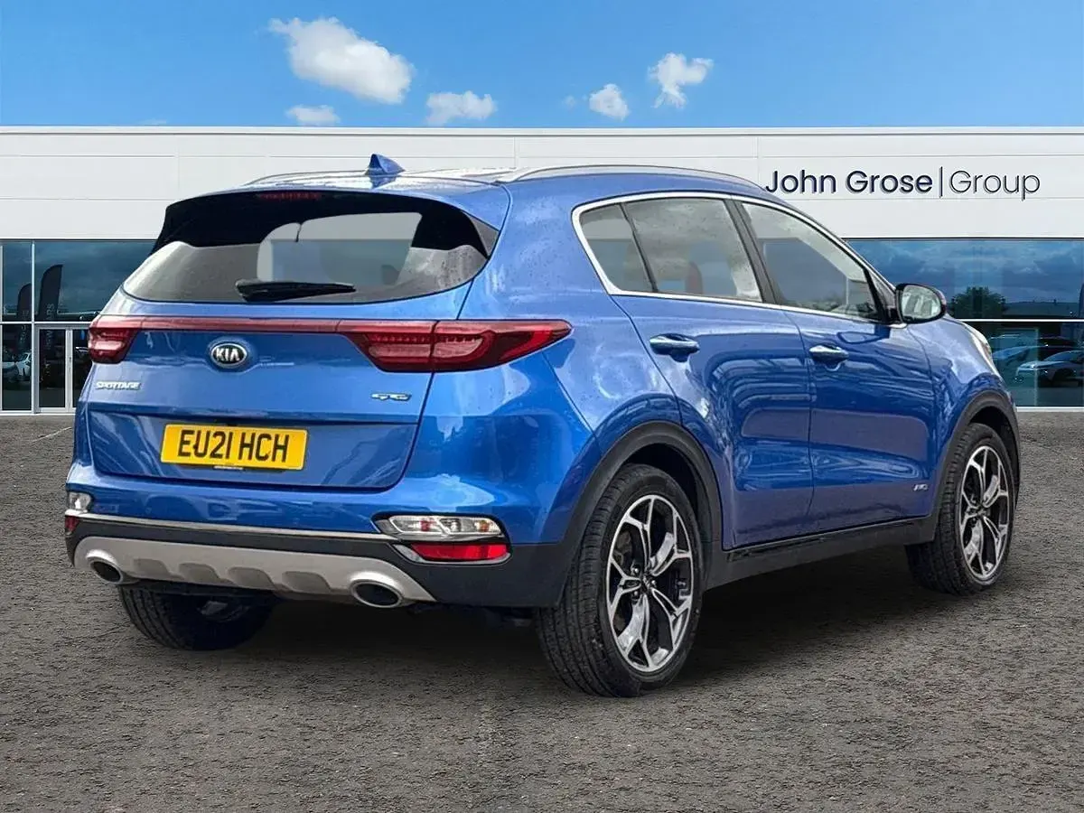 Used Kia Sportage GT-Line 136 HP (100 kW) 2021 Blue SUV
