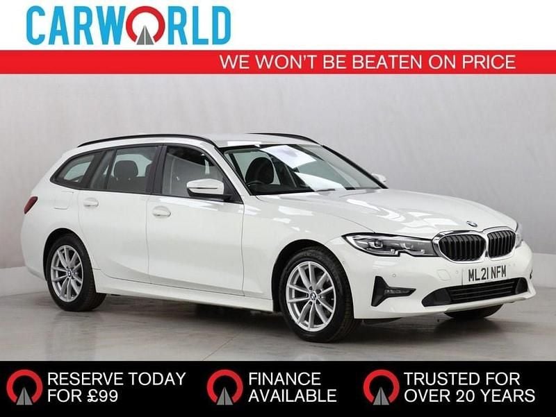 White Used 2021 BMW 318 Comfort Edition Estate | £15,373 (Good price) - Image 1/3