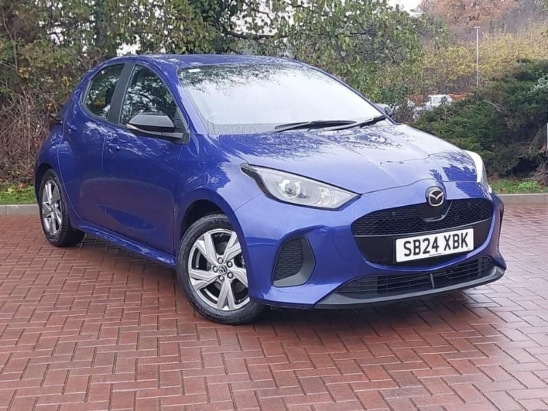 Blue Used 2024 Mazda 2 Exclusive-Line Hatchback | £16,298 (Fair price) - Image 1/4