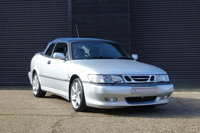 Silver Used 2001 Saab 9-3 Cabriolet Aero Cabriolet | £4,940 (Fair price) - Image 1/4