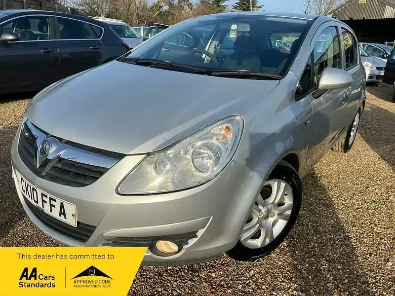 Used Vauxhall Corsa 80 HP (58 kW) 2010 Silver Hatchback