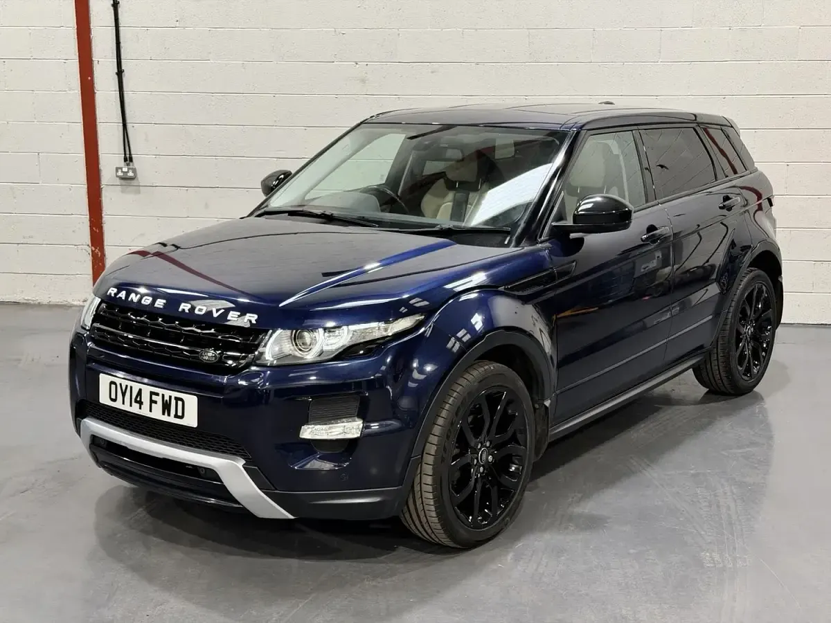 Used Land Rover Range Rover evoque Dynamic 190 HP (139 kW) 2014 Blue SUV