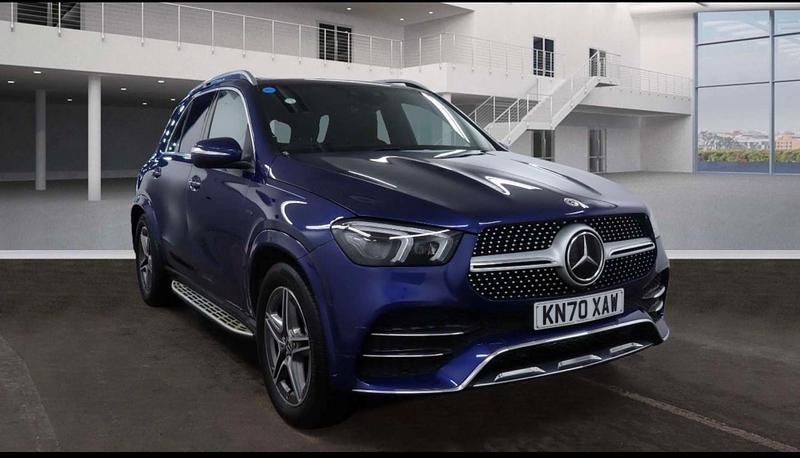 Used Mercedes GLE350 AMG line 315 HP (231 kW) 2020 Blue Estate