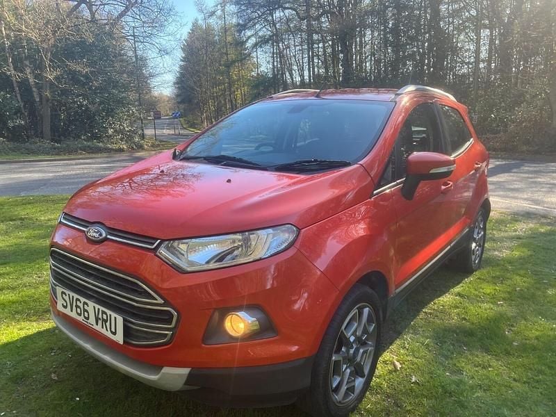 Used Ford Ecosport Titanium 112 HP (82 kW) 2016 Red SUV